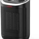 1500W Space Heater, Portable Ceramic Small Space Heater for Indoor Use, Overheated & Tip-Over Safety Protection, Personal Electric Space Heater with Thermostat for Desk, Office, Home, and Room Use (Black)