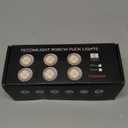 Puck Lights with Remote Control, Battery Operated Wireless Under Cabinet Lighting, Stick on Tap Push Lights for Kitchen, Shelf, 6 Pack - White