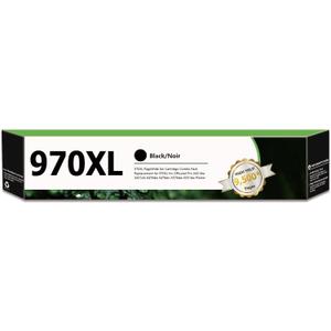 970XL High Yield Ink Cartridge (1-Pack, Black) Compatible 970XL 970 CN625AM Ink Cartridges Replacement for HP OfficeJet Pro X451dw X451dn X476dw X476dn X576dw X551dw Printers