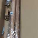 Wood Boho Curtain Rods for Windows:Wooden Farmhouse Decorative Curtain Rod for Bedroom Living Room,Heavy Duty Adjustable Rustic Bamboo Drapery Rods with Imitation Wood Grain Finials,Brown 36-88"