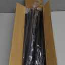 Adjustable Heavy-Duty Garland Hanger Black Shower Curtain Rod 34-66 Inches Never Rust Stainless Steel Tension Curtain Rod Adjustable Shower Rod Spring Tension Non-Slip No Drilling for Bathroom Window