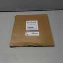 Lecloud Leia 2 PCS Black Sheer Kitchen Curtains 36 Inch Length, Airy & Breathable Clip Textured Leaf Cafe Living Room Voile Curtain Tiers, Dual Rod Pockets Jacquard Bathroom Bedroom Drapes, 38W x 36L