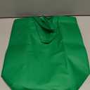 Reginary 100 PCS Reusable Totes Bag Set Non Woven Grocery Bag with Handles Fabric Portable Tote Bag Bulk for Shopping Merchandise Events Parties Boutiques Retail Stores (Green)