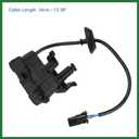 Motoforti Fuel Filler Door Lock Actuator Fit for Volkswagen Jetta - Pack of 1 Black Long-lasting