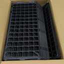 Under Couch Blocker 12 Pack, Under Bed Blocker for Pets, Black Plastic Under Bed Blocker with 100 Ties, Stops Pets from Sneaking Under Sofas and Beds