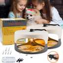 Flea Traps for Inside Your Home 2 Packs, Flea Trap Indoor Pest Control Trapper Insect Killer with Light, Sticky Bed Bug Natural with 6 Glue Disc Refills and 6 Lightbulbs