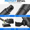 Rear Left & Right Tailgate Power Lift Support Shock Struts Compatible with BMW X5 2007-2013 E70 Series Sport Utility Electric Rear Hatch Trunk Liftgate Actuator Fit for 51247332695, 51247332696, 2 Pcs