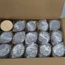 SUPMIND 15 Pack Candle Glass Jars- 7oz Frosted Amber Empty Candle Containers with Bamboo Lids and Sticky Labels, Matte Brown Jars in Bulk for Making Candles- Dishwasher Safe-7 fl.oz