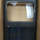 Compatible with Honda CR-V 2017-2022 Car Interior Sticker Decal Accessories Carbon Fiber Look Black (Armrest Anti-Kick B)