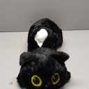 Weighted Black Cat Plush Toy 20in/4.4lb, Simulation Black Cat Weighted Plush Toy Pillow,Microwavable Soft Stuffed Animal Cuddle Toy,Suitable for Bedroom, Living Room, Party Decoration.
