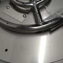 Stanbroil Stainless Steel 18" Round Flat Fire Pit Burner Pan w/12 Fire Ring Installed, BTU 92,000 Max