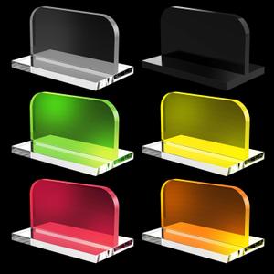 6 Pcs Aquarium Lid Hinge Acrylic Fish Tank Glass Canopy Handle Fish Tank Hood Top Cover Replacement Double Tape Pull Handle