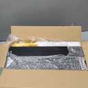 HANDT Overhead Garage Storage Rack, Connectable Heavy Duty Metal Ceiling Rails For Garage Storage Organization Shelving System, Hanging Racks For Tote Containers, Supports Up To 6 Bins, 4 Sets Black