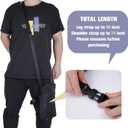 2 x Catheter Bag with Nylon Belt,Catheter Assistant Thigh Belt with Quick Release Buckle,Waterproof Oxford Cloth Material