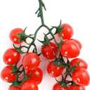 Fake Cherry Tomatoes Artificial Fruit Plastic Lifelike Simulation House Kitchen Decoration (15 Grain)
