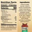 Prego Chunky Mushroom and Green Pepper Pasta Sauce, 23.75 Oz Jar (EXP 12/01/26)
