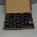 Chair Leg Floor Protectors Furniture Sliders for Hardwood Floors and Carpet Silicone Non Slip Reduce Noise 28 Pcs Clear Square XL Fit:1-1/2" ~ 1-3/4"