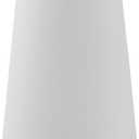 Simple Vase for Flowers Plants, Matte Vases for Modern Table Shelf Home Decor Wedding Boho Decor, 6" H Frosted Elegant Ceramic Vase for Pampas Grass Fluffy Stem Bouquet Lavender Flowers (White, 1)