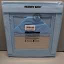 GRANNY SAYS Shoe Organizer for Closet, Fits up to 8 Pairs, 2 Pack Shoe Cubby Storage Containers with Side Mesh Pocket and Flip-Top Lids, Blue (Max Foot Length: 6")