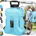 Tarden 3.5 Gallon Battery Powered Backpack Sprayer - Electric Garden Sprayer with USB Rechargeable Handle, Telescopic Wand & 5 Nozzles for Lawn Care 12L