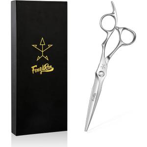Professional Sharp Barber Hair Cutting Scissors Hairdresser Shears For Hair 6.3 Inch Haircut Scissor Made Of Advanced Stainless Steel Alloy For Hairdressing Salon and Home Use