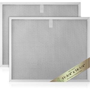 2-Pack for Allure Range Hood Filter 11-3/4" x 14-1/4" for B-roan Range Hood 30-Inch wide QS Series Replaces BPS2FA30 99010299 99010305 AP3378953 Filter by AMI PARTS