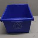 Storex 4 Gallon (15L) Recycle Bin, 14.8 x 7.87 x 11.25 Inches, Blue (61505A06C)