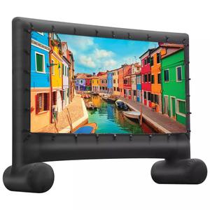 iLive 10' Viewing Area Portable Inflatable Projector Screen
