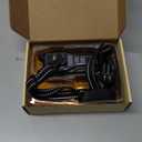 Dog Shock Collar with Remote Control - Rechargeable Dog Training Collar, IPX7 Waterproof E Collar for Dogs with 4 Safe Modes Flashlight Beep Vibration Shock Ideal for All Dog Sizes (8-150lbs) (Black)