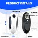 Rechargeable Electric Can Opener, One-Touch, Smooth Edge, USB-C Fast Charge, for Seniors, White