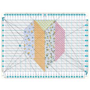 Quilting Ruler,15.5" x 10" Slotted Rulers for Quilting and Sewing Quilt Strip Rulers for Fabric Cutting