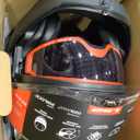 LS2 Helmets Advant II Modular Motorcycle Helmet W/SunShield (Gloss Jeans Gray - X-Small)