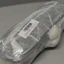 SHIBEVER Women's Slippers Fuzzy Open Toe Slip On Indoor House Shoes Comfy Bedroom Women Slippers (7.5-8, Grey)