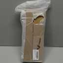 Vesici 2 Pack Silver Black Slim Water Bottle 8.8 oz Small Stainless Steel Purse Compact Insulated Water Bottles Camping Travel Backpack Pocket Flask for Car Cold Coffee Tea