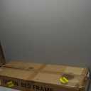 16 inch High Mental Queen Bed Frame with Headboard Hole,3900LBS Heavy Duty Steel Slats Queen Bed Frame No Box Spring Needed Platform Noise-Free Easy Assembly