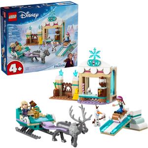 LEGO Disney Frozen Anna's Sleigh Adventure Building Toy Set - Frozen Toy for Toddlers with 2 Disney Princess Minidolls - Learning and Educational Set for Girls & Boys, Ages 4+ - 43256
