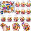 24 Pack Stress Balls Fidget Toys Easter Party Favors for Kids Adults School Class Birthday Gifts Squishy Toys,Easter Basket Stuffers Squeeze Balls Bulk and Fidget Balls to Relax,Goodie Bag Stuffers