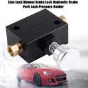 Manual Brake Lock, Hydraulic Brake Park Lock Pressure Holder for Cars Trucks Line Lock System for Disc or Drum Brakes High Precision Manufacturing Stable Performance Hydraulic Line Pressure Hold Brake