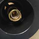 KES Bathroom Sink Drain Without Overflow Vessel Sink Lavatory Vanity Pop Up Drain Stopper Matte Black, All Metal Rustproof Brass and 304 Stainless Steel, S2008D-BK