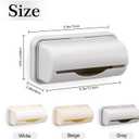 Trash Bag Dispenser 3Pcs,5.9" x 2.36" x 2.9",Wall Mount,Large Opening