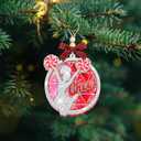 HEXMOZ Cheer Ornaments for Christmas Tree - Cheerleading Ornament for Women, Cheerleaders, Girls - Cheerleader Ornament Present Ideas, Xmas Ornaments Holiday Decorations 2025