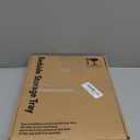 Bedside Shelf for Dorm Bunk Bed, Clip On Nightstand, Bed Side Table Tray Organizer, College Dorm Room Essentials for Girls/Guys, Bedside Tray with Cable Management for Dormitory, Back to School (Black)