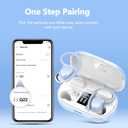 Ear buds Wireless Bluetooth Earbuds Sport 2026 NEW Bluetooth 5.3 Headphones 128H Playtime with LED Display Powerful Bass Over Ear Earphones with Earhooks IP7 Waterproof for Gym/Running/Workout
