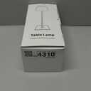 KDG 2 Pack Cordless Table Lamp, Portable LED Desk Lamps, 5000mAh Battery Operated, 3 Color Stepless Dimming Up, for Restaurant, Bedroom, Outdoor Camping, Coffee Shop, Night Light, Rechargeable (Black)