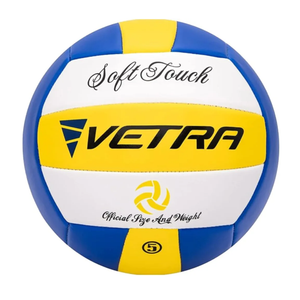 VETRA Premium, Soft Touch Volleyball, Official Size 5, Super Soft Volleyball Training Equipment for Professional & Recreational Use Practice, Sports & Outdoor, Kids, Teen Girls & Boys, Women & Men, Size 5 