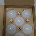 GGOYING E12 LED Candelabra Bulbs 60W Equivalent, 600LM Daylight White 5000K Chandelier Light Bulb, 85+ CRI Non-Dimmable Candle Small Base Bulbs, 12-Pack