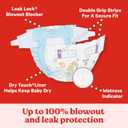 Huggies Size 4 Diapers, Little Movers Baby Diapers, Size 4 (22-37 lbs), 22 Count