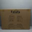 Falafa Floor Mats Fit for 2015-2025 Ford Edge, TPE All Weather Custom Floor Liners for 2015-2025 Edge Full Set 1st and 2nd Row Non-Slip Odorless