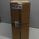 29" Artificial Hanging Flowers Potted Plants - 2 Set for Outdoor Fall Decoration,Faux Petunia with Fake Eucalyptus for Outside Front Door Garden Farmhouse Home Thanksgiving Autumn Decor (Orange)