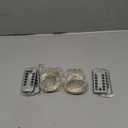 Homemory 2 Pack 20 Ft 60 LED Multicolor Fairy Lights Battery Operated Christmas Lights with Remote, Waterproof 8 Modes Firefly Twinkle String Lights for Party Bedroom Wedding Decorations